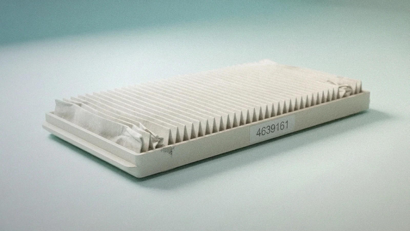 Unbranded pleated HEPA vacuum filter representing iRobot HEPA3 (4639161) compatibility