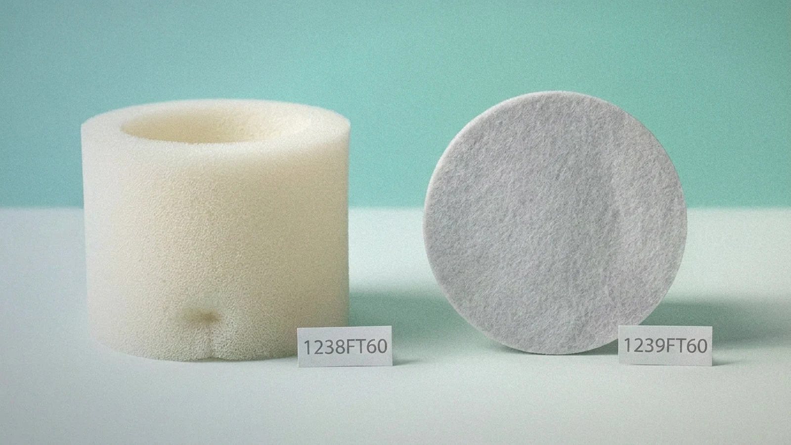 Unbranded foam and felt vacuum filter set representing Shark 1238FT60/1239FT60 compatibility